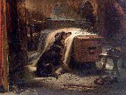 Landseer, Edwin Henry The Old Shepherd's Chief Mourner oil painting
